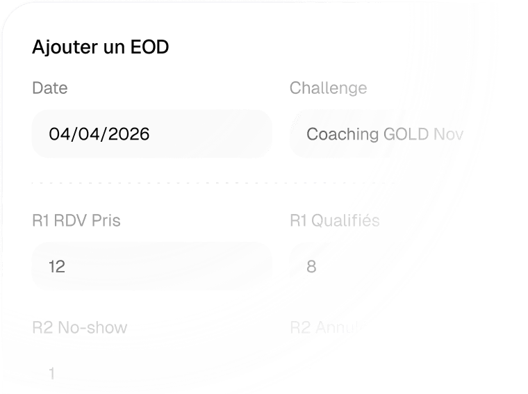 Sales EOD completed in five minutes